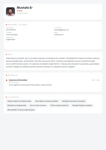  cv indir